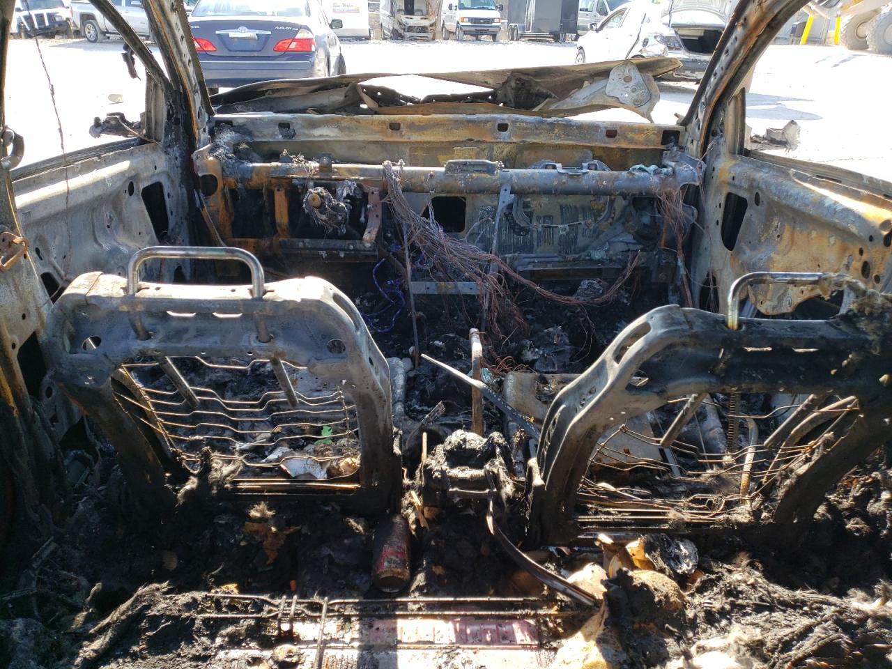 2014 Chevrolet Cruze VIN 1G1PC5SB6E7252523 Copart auction photo, burn - engine / burn - interior damage thumbnail 8