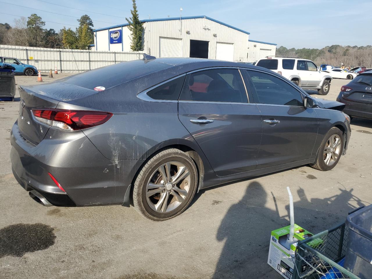 2019 Hyundai Sonata VIN 5NPE34AF9KH810045 Copart auction photo, front end damage thumbnail 3