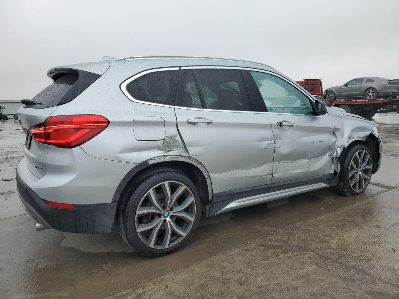 2019 BMW X1 VIN WBXHT3C53K3H36196 Copart auction photo, all over damage thumbnail 3