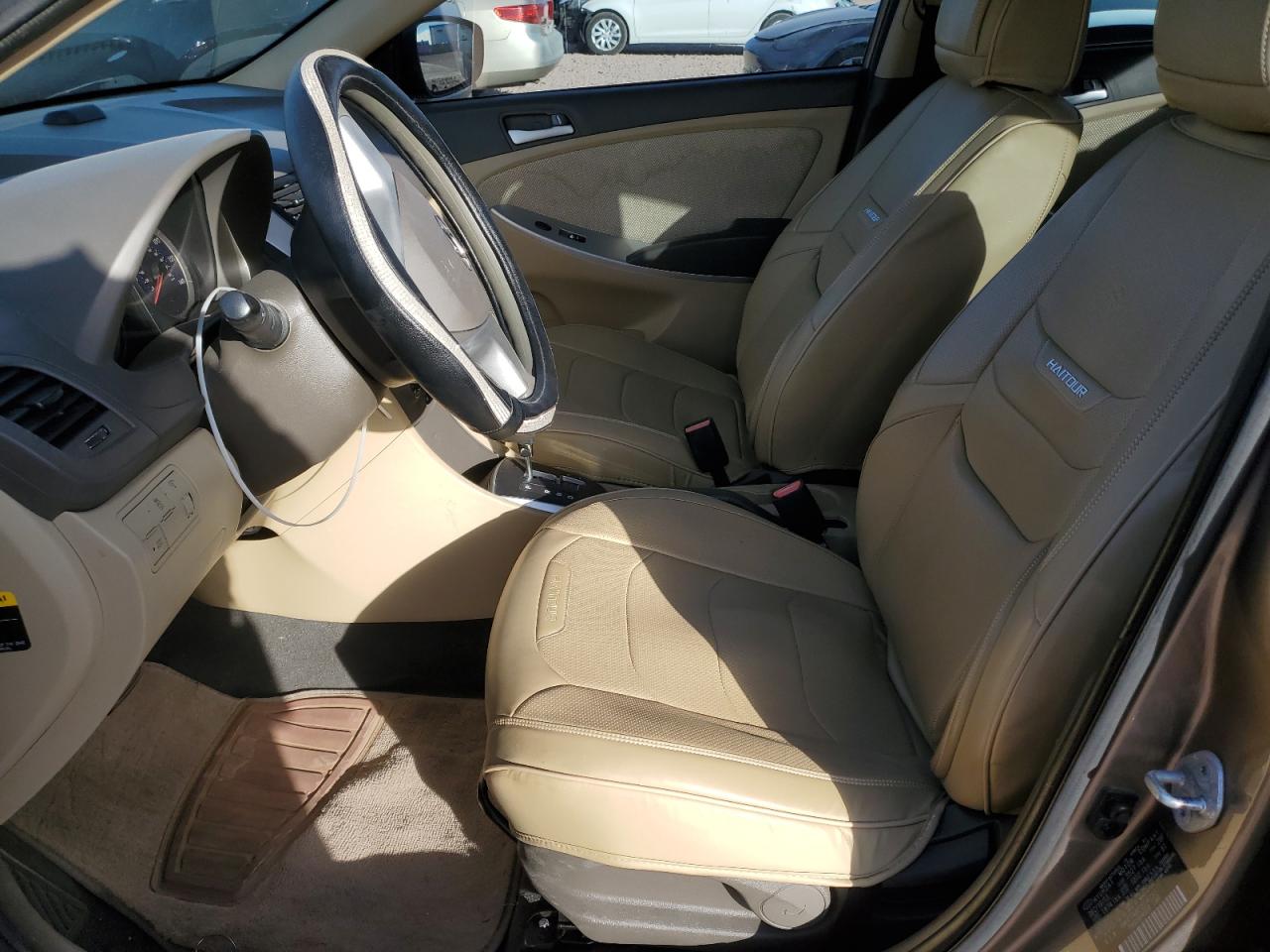 2014 Hyundai Accent VIN KMHCT4AE3EU629317 Copart auction photo, rear end damage thumbnail 7