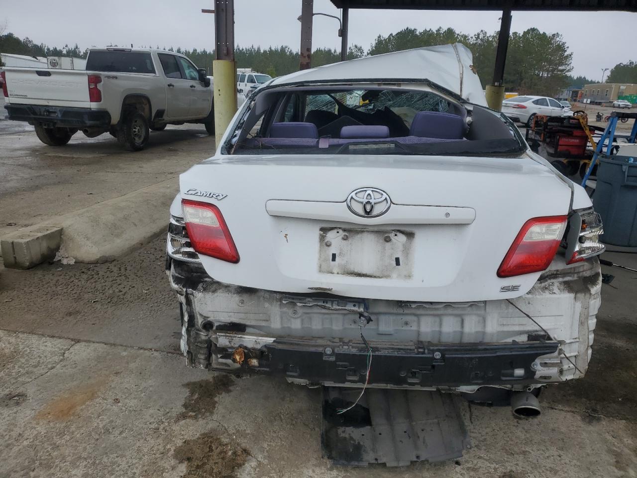 2007 Toyota Camry VIN 4T1BE46K87U708019 Copart auction photo, all over damage thumbnail 6