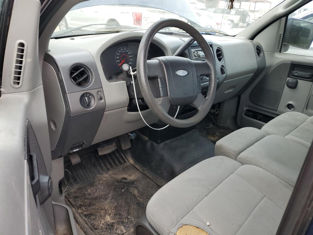 2007 Ford F-150 VIN 1FTRF12277KB30916 Copart auction photo, front end / side damage thumbnail 8