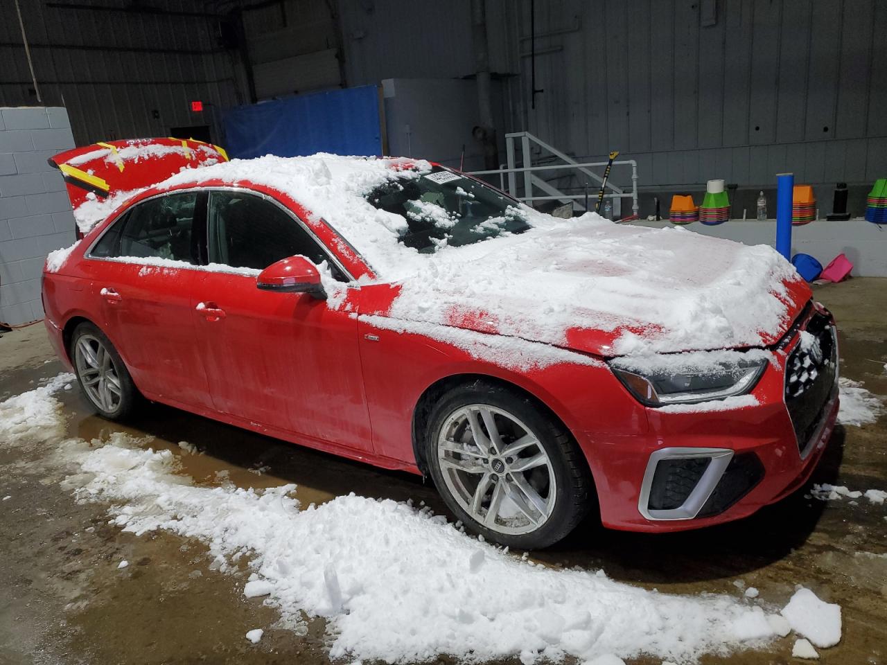 2024 Audi A4 VIN WAUDAAF42RN007320 Copart auction photo, front end / rear end damage thumbnail 4