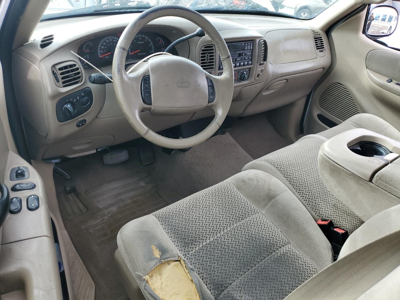 2001 Ford F-150 VIN 1FTRX18L51NB02423 Copart auction photo, rollover damage thumbnail 8