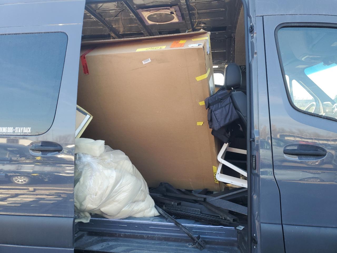 2023 Mercedes-Benz Sprinter VIN W1W4NCVYXPT121618 Copart auction photo, rejected repair damage thumbnail 11