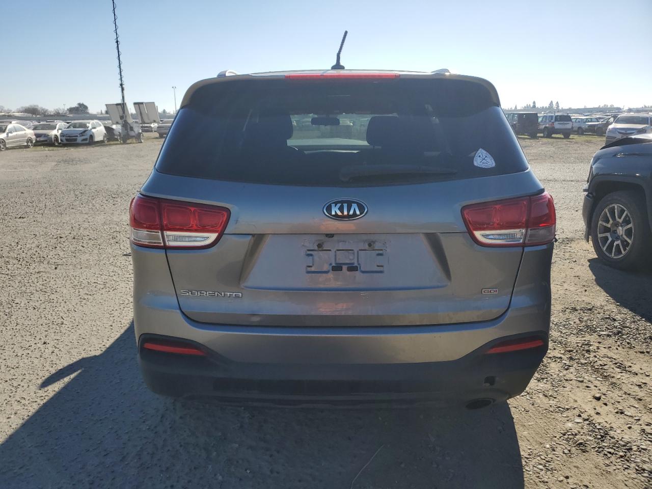 2016 KIA Sorento VIN 5XYPGDA35GG152029 Copart auction photo, front end / rear end damage thumbnail 6