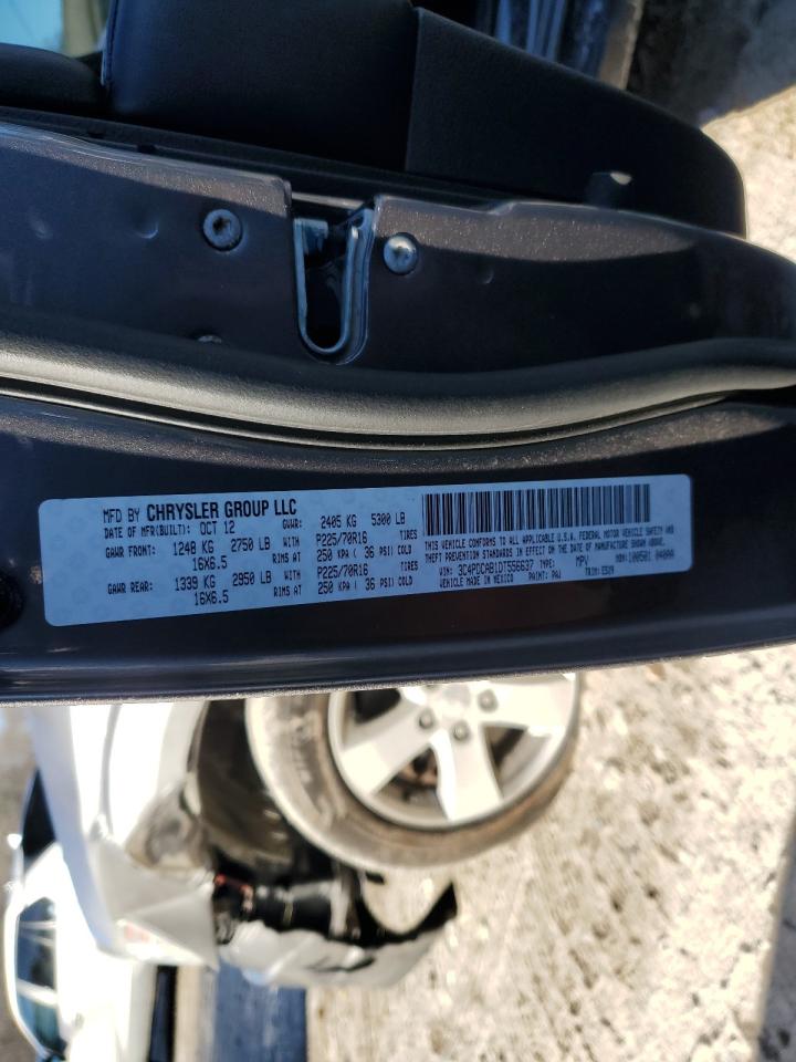 2013 Dodge Journey VIN 3C4PDCAB1DT556637 Copart auction photo, front end / undercarriage damage thumbnail 12