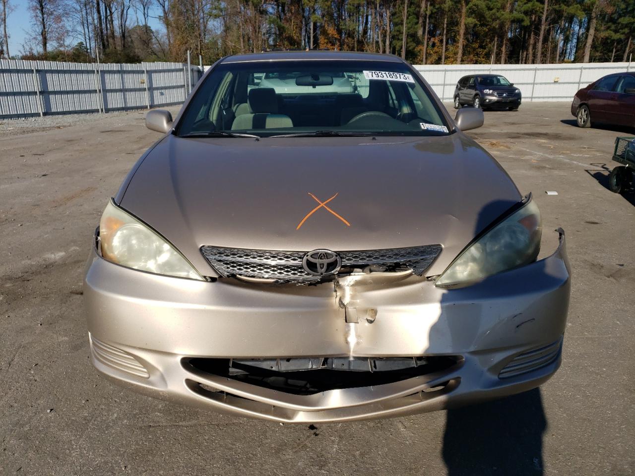 2002 Toyota Camry VIN 4T1BE32KX2U626771 Copart auction photo, front end damage thumbnail 5
