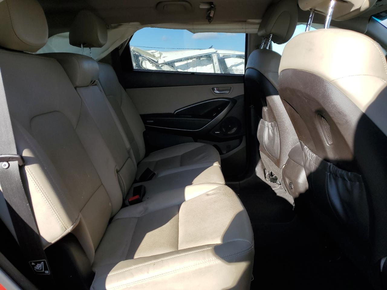 2017 Hyundai Santa Fe VIN KM8SR4HF8HU227015 Copart auction photo, side damage thumbnail 10