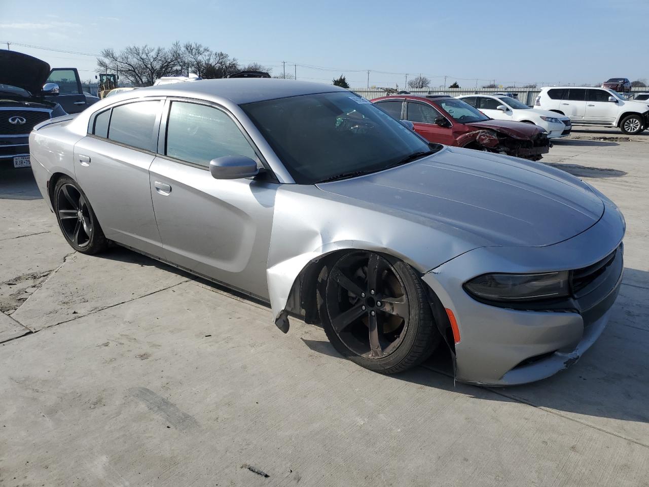 2016 Dodge Charger VIN 2C3CDXCT1GH222900 Copart auction photo, front end / hail damage thumbnail 4