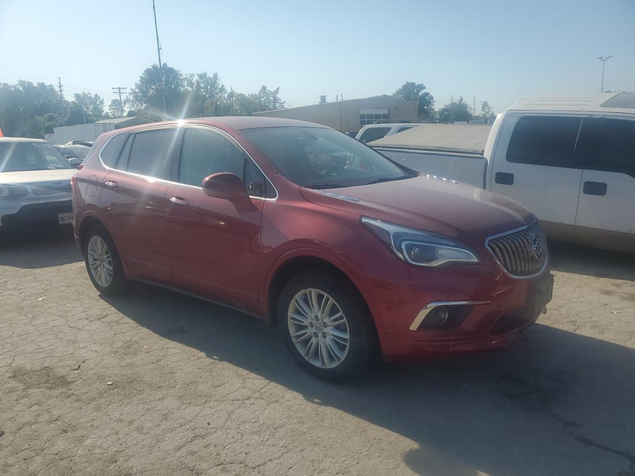 2017 Buick Envision VIN LRBFXASA9HD040260 Copart auction photo, side / undercarriage damage thumbnail 4