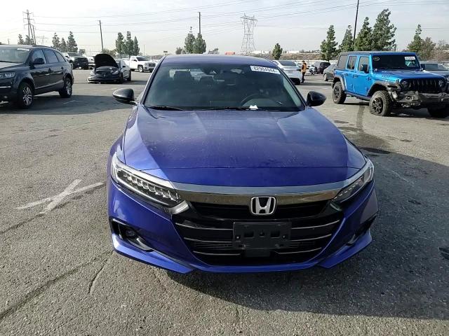 2022 Honda Accord VIN 1HGCV1F36NA010816 Copart auction photo, rear end damage thumbnail 11