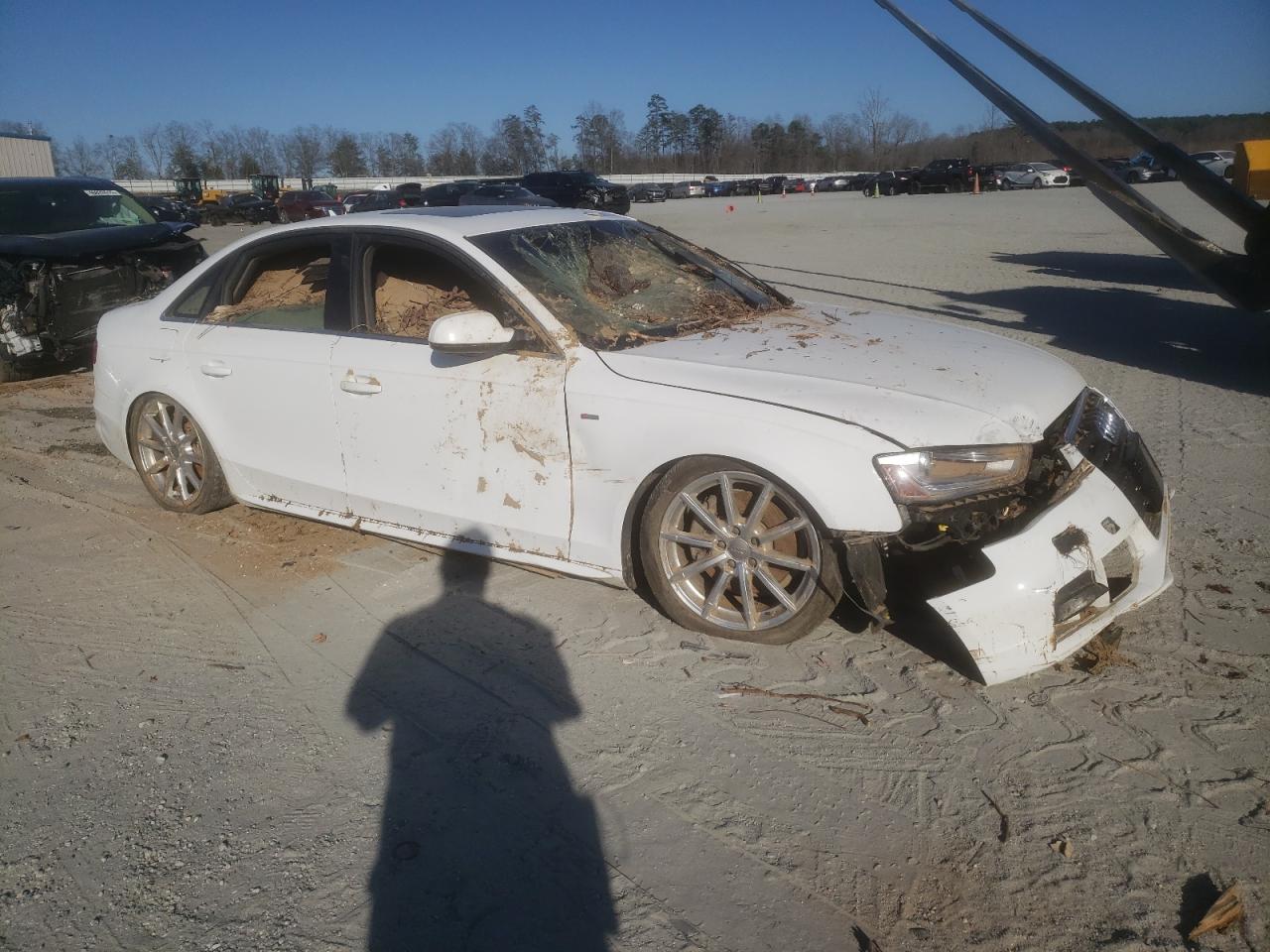 2015 Audi A4 VIN WAUFFAFLXFN002394 Copart auction photo, water/flood damage thumbnail 4