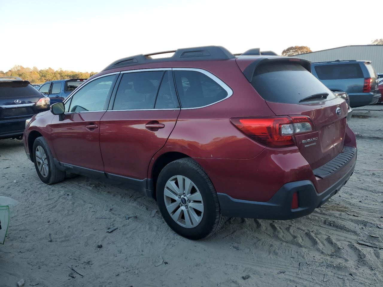 2018 Subaru Outback VIN 4S4BSAHC7J3227740 Copart auction photo, front end / undercarriage damage thumbnail 2