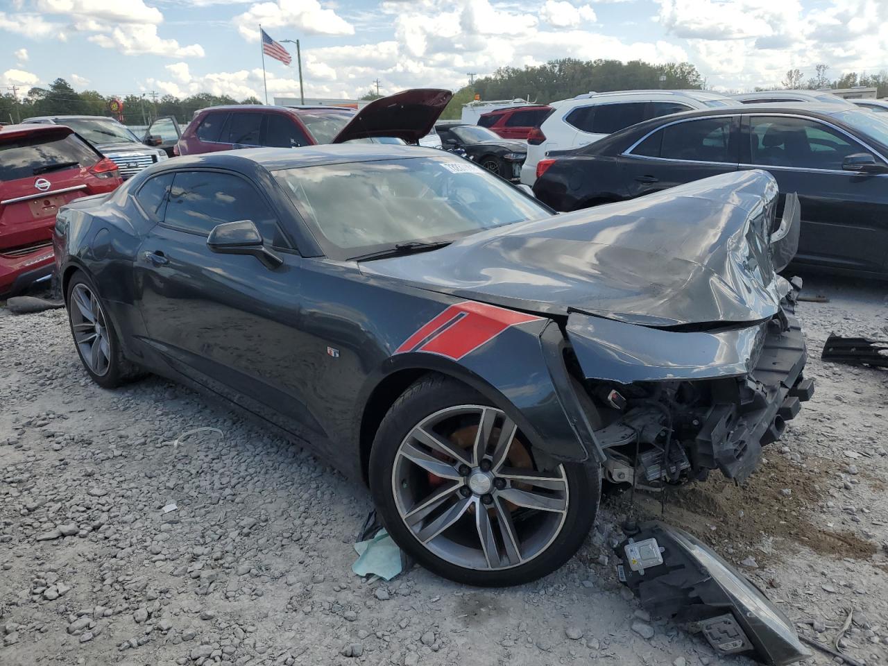 2018 Chevrolet Camaro VIN 1G1FB1RX1J0145553 Copart auction photo, front end damage thumbnail 4