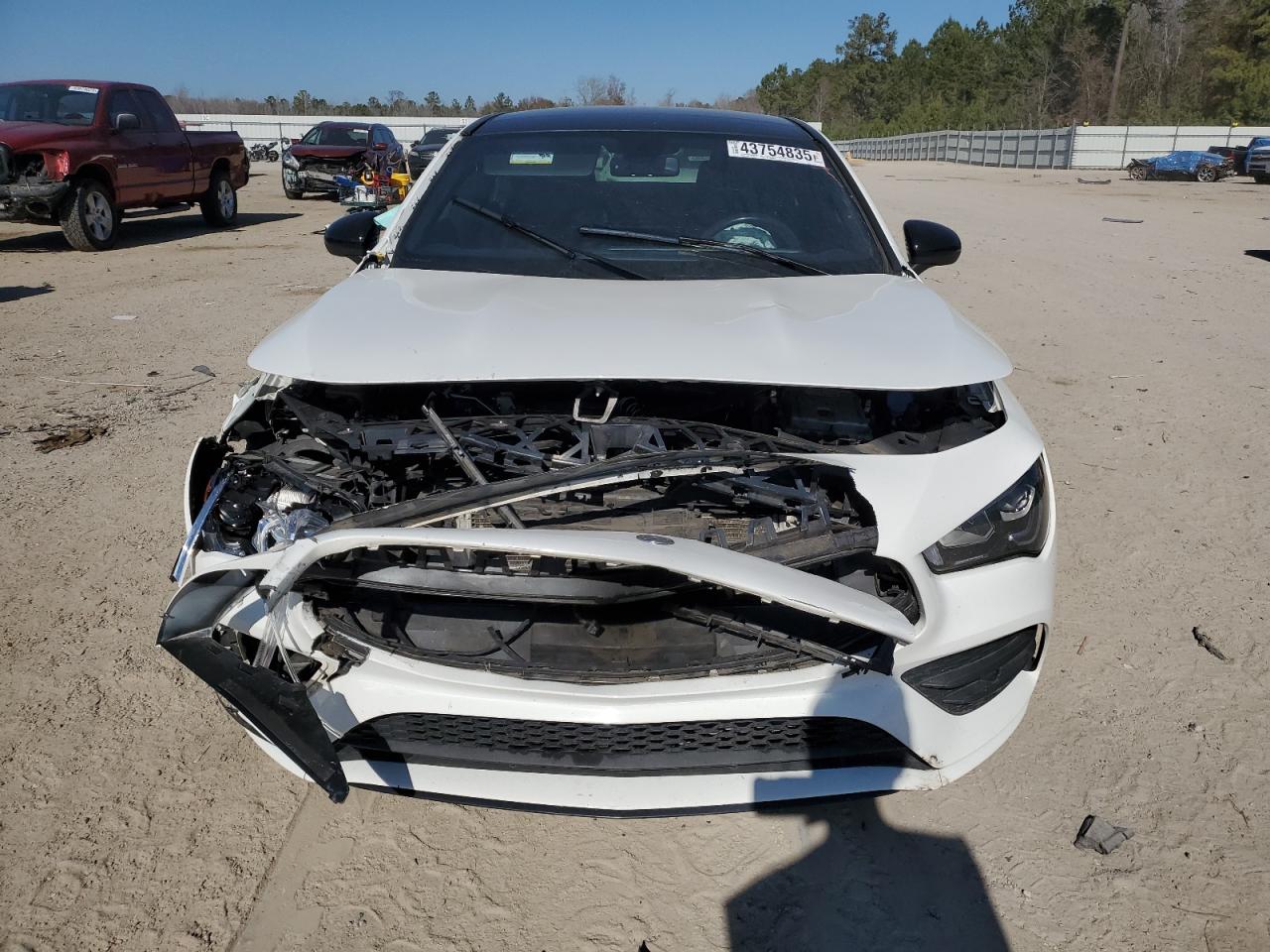 2020 Mercedes-Benz CLA-klasse VIN WDD5J4GB2LN033628 Copart auction photo, front end damage thumbnail 5
