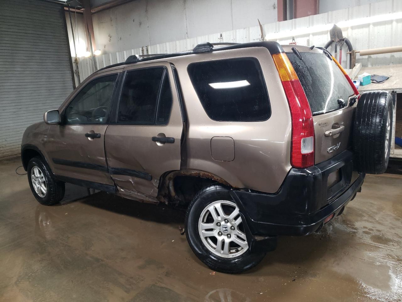 2004 Honda CR-V VIN JHLRD778X4C050153 Copart auction photo, side damage thumbnail 2