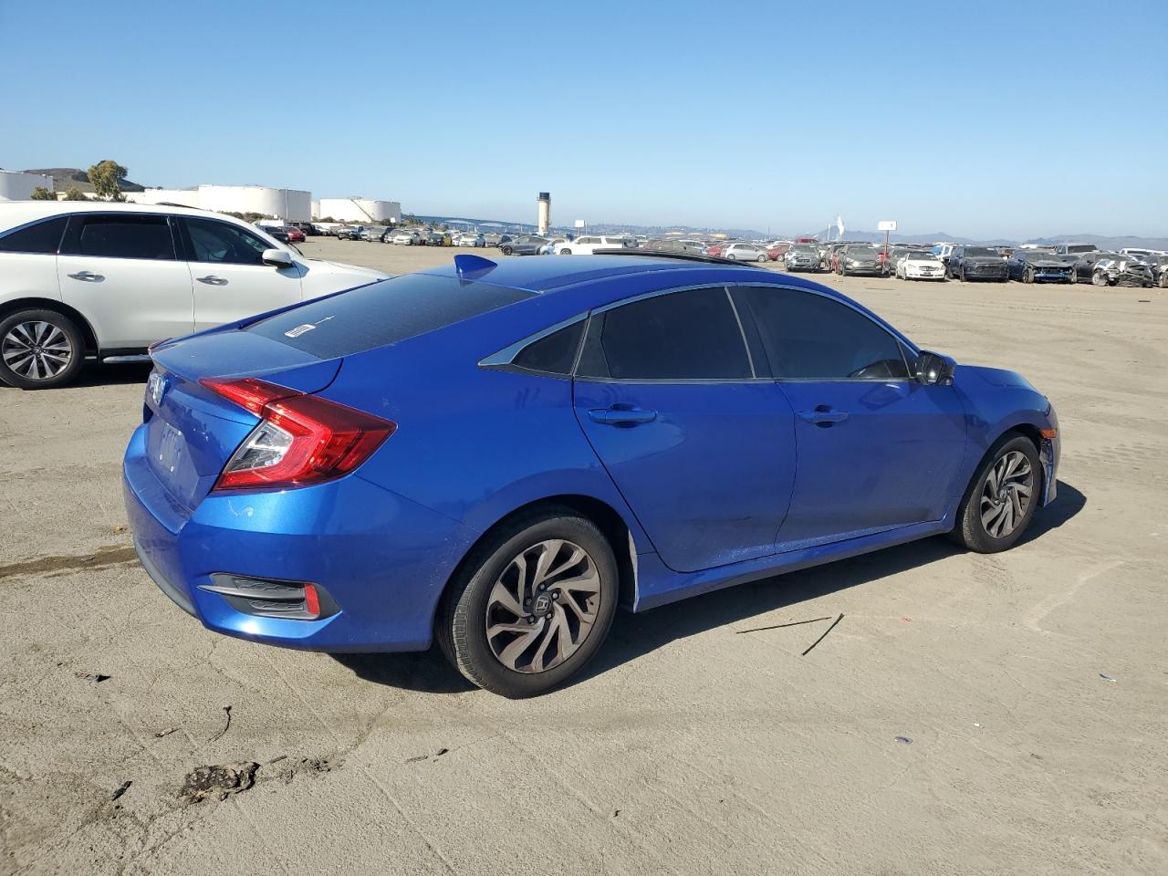2017 Honda Civic VIN 2HGFC2F75HH535125 Copart auction photo, front end damage thumbnail 3