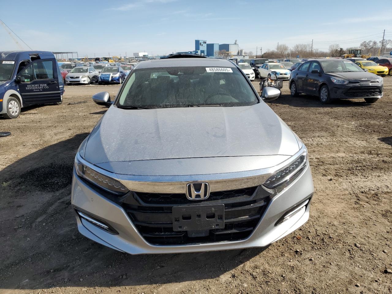 2018 Honda Accord VIN 1HGCV3F96JA010793 Copart auction photo, rear end damage thumbnail 5