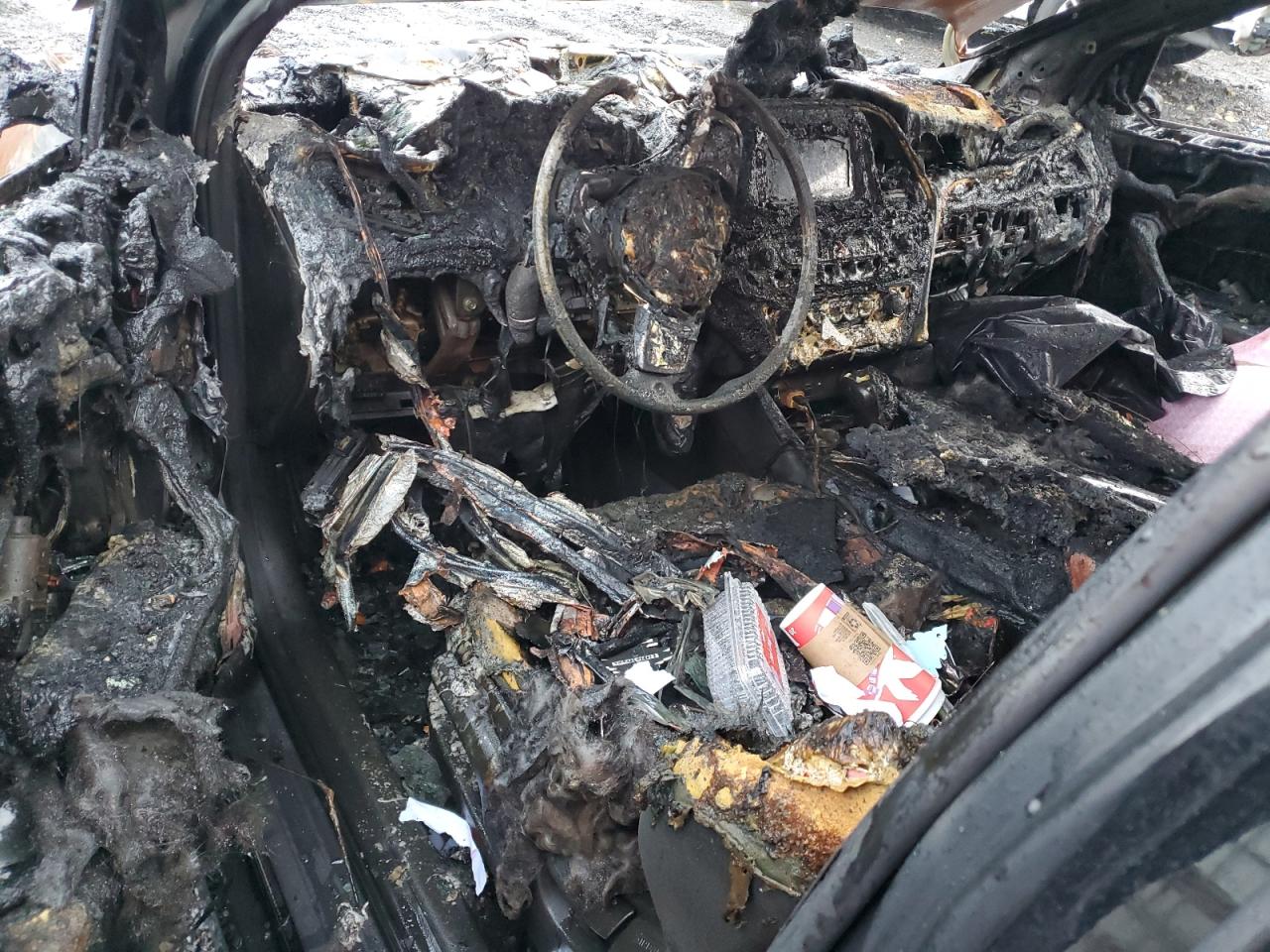 2019 Hyundai Sonata VIN 5NPE24AF8KH781334 Copart auction photo, burn / burn - interior damage thumbnail 8