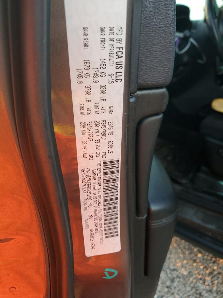 2019 Jeep Grand Cherokee VIN 1C4RJEAG8KC811107 Copart auction photo, water/flood damage thumbnail 14