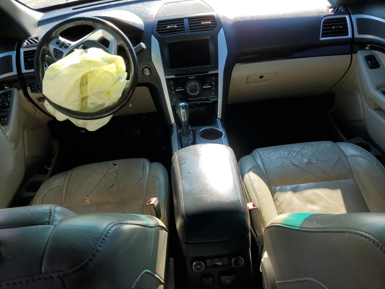 2014 Ford Explorer VIN 1FM5K84EGA21679 Copart auction photo, front end / undercarriage damage thumbnail 8