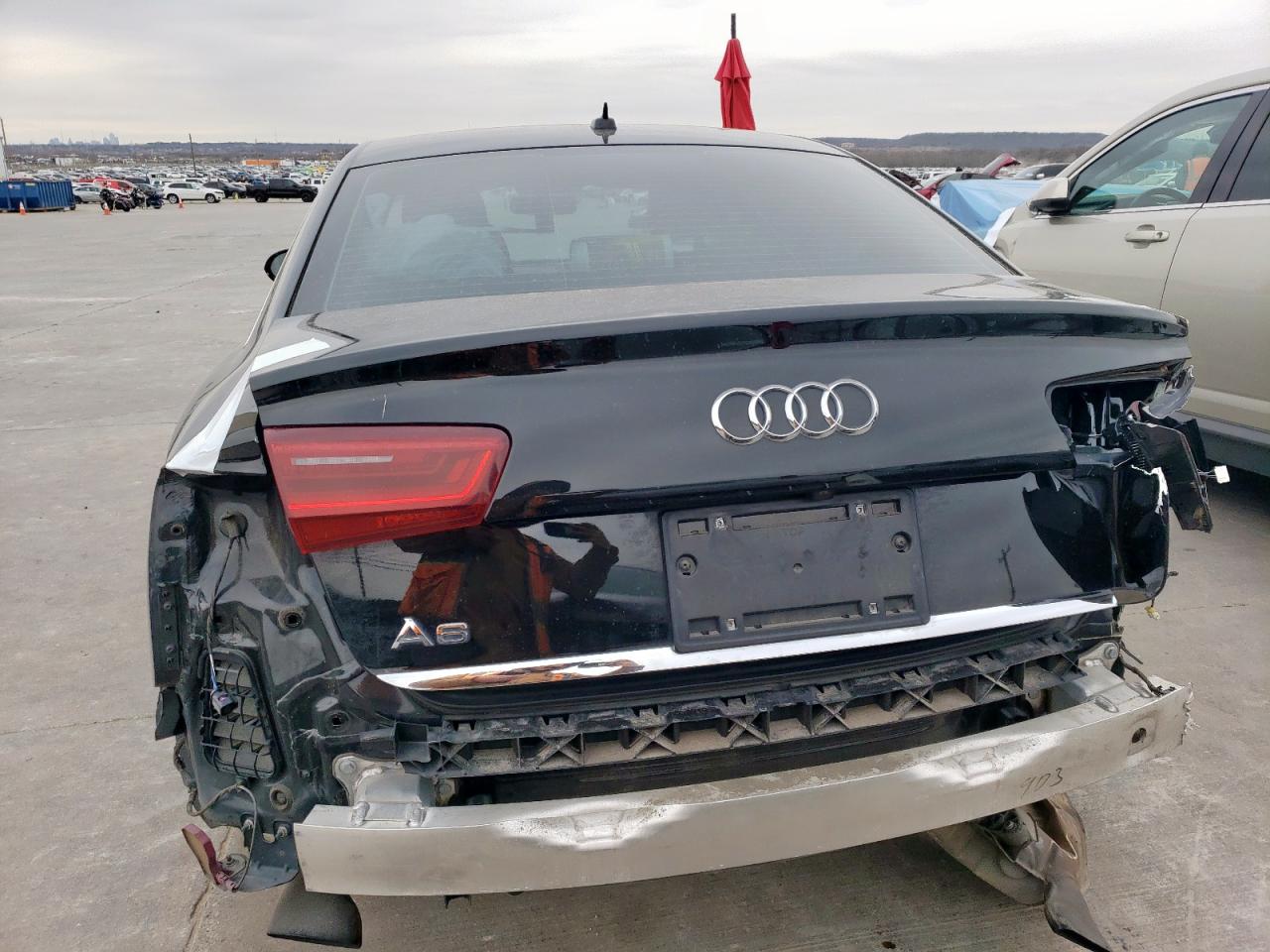 2018 Audi A6 VIN WAUC8AFC6JN056068 Copart auction photo, rear end damage thumbnail 6