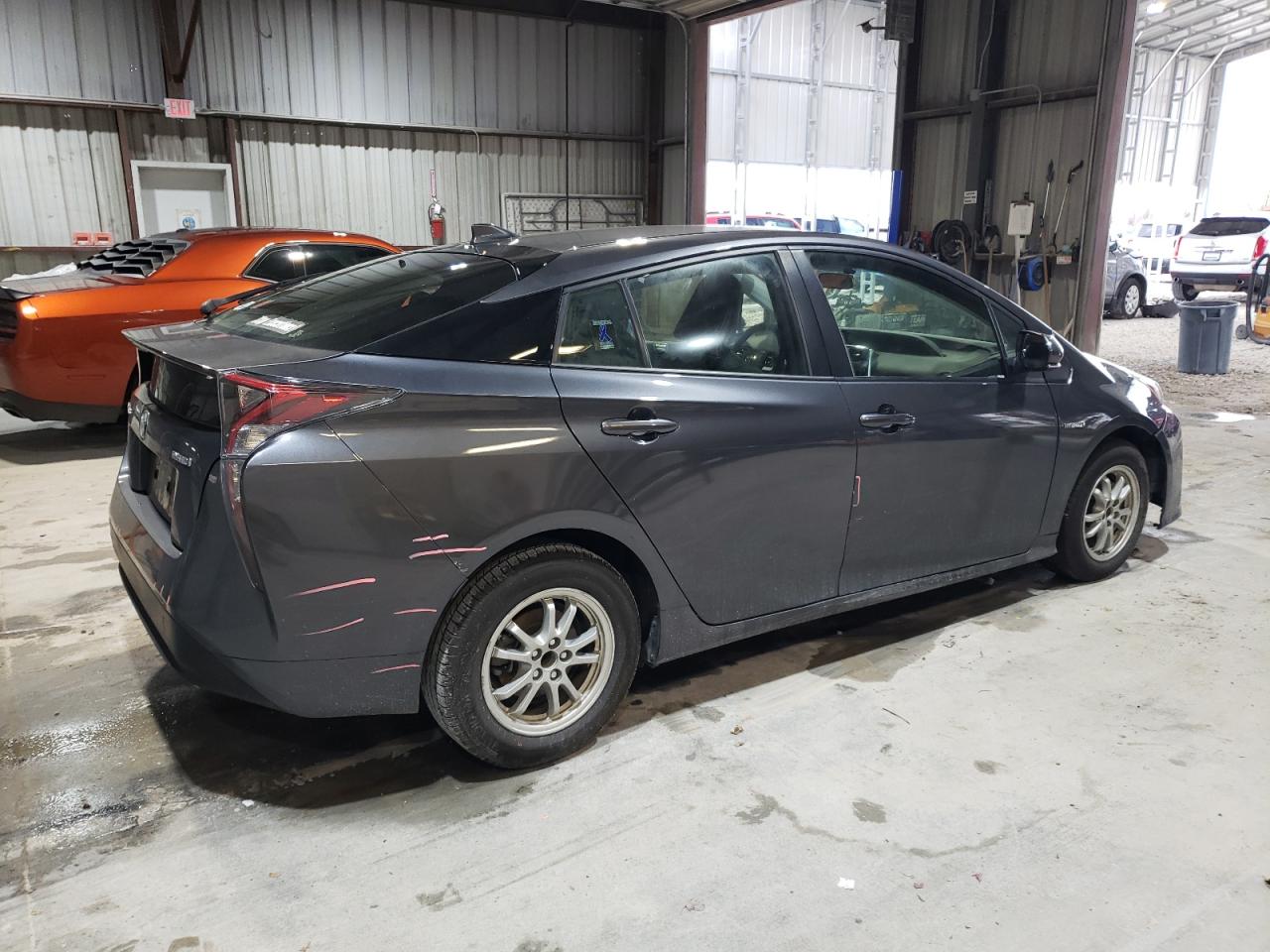 2016 Toyota Prius VIN JTDKBRFU8G3011466 Copart auction photo, front end / side damage thumbnail 3