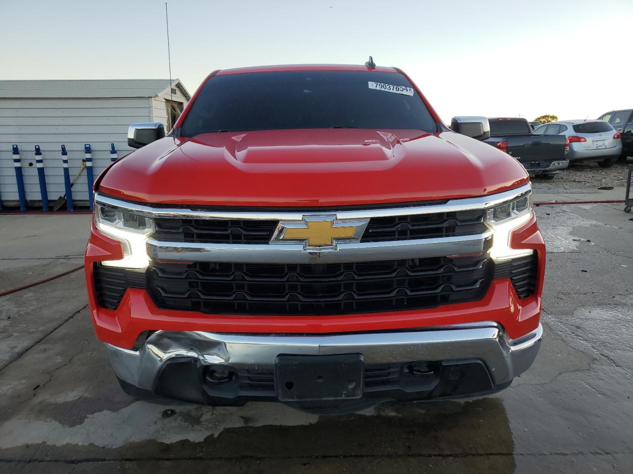 2022 Chevrolet Silverado VIN 1GCUDDED5NZ594242 Copart auction photo, rear end damage thumbnail 5