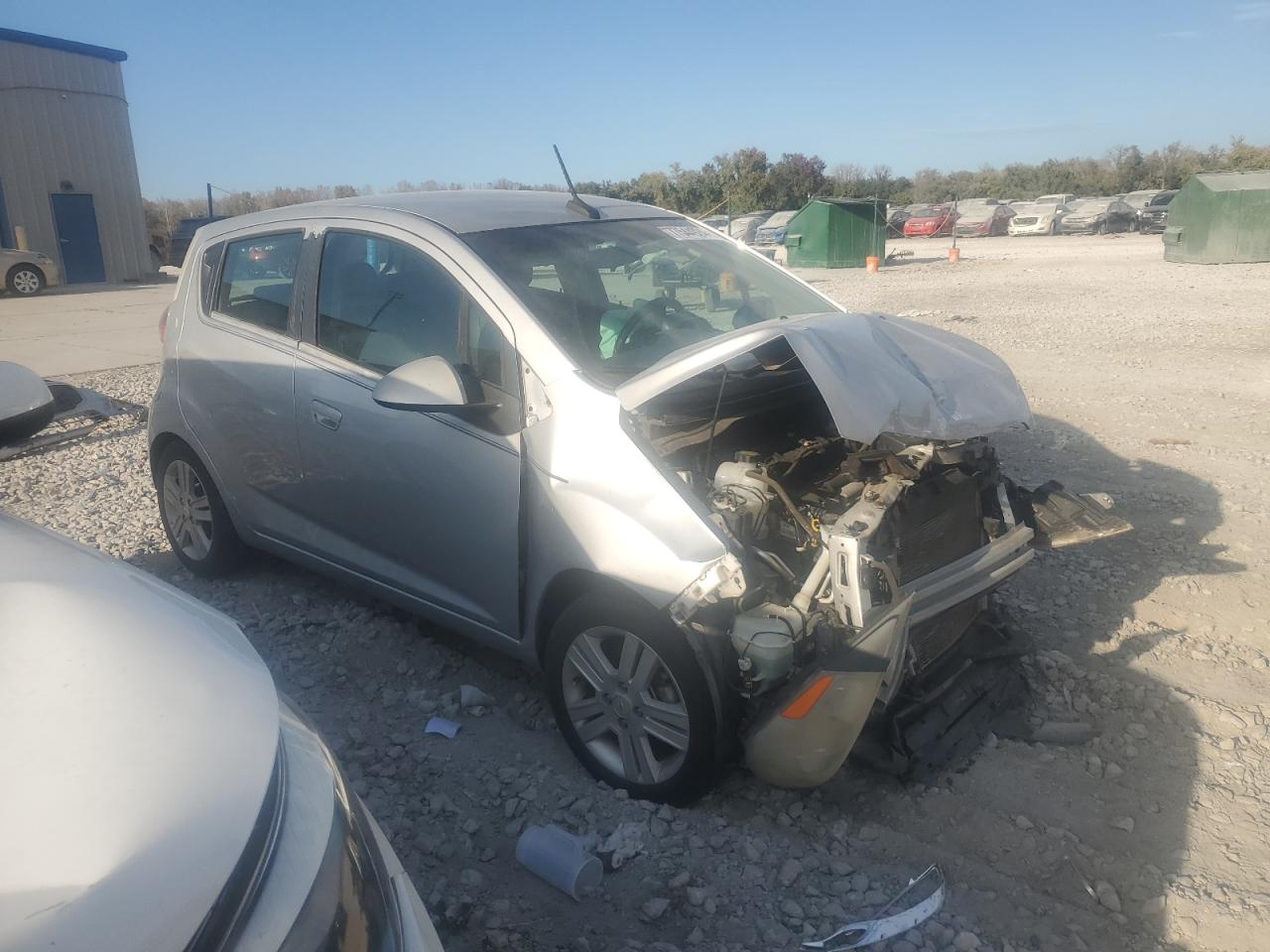 2014 Chevrolet Spark VIN KL8CB6S97EC590976 Copart auction photo, front end damage thumbnail 4