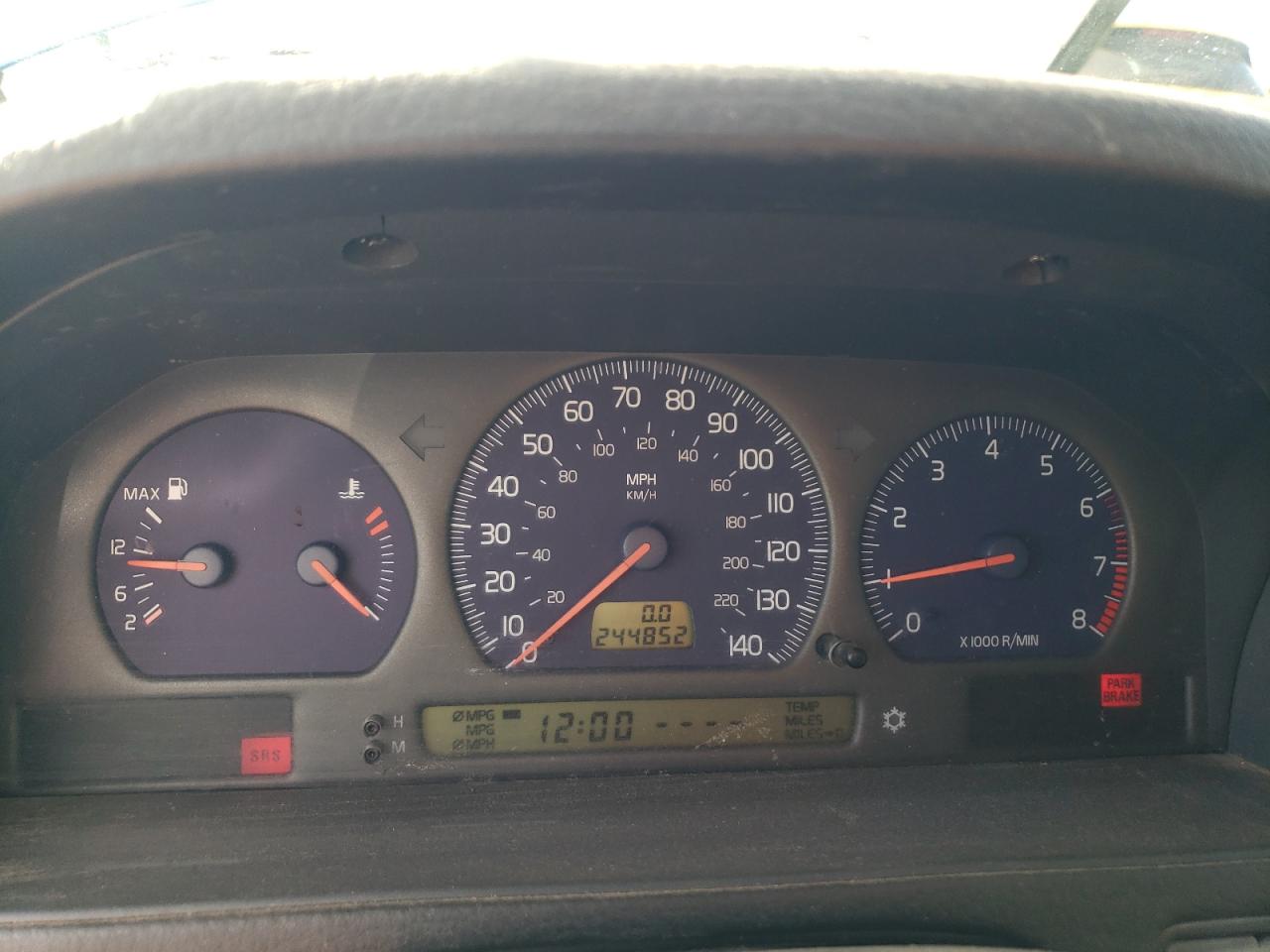 2000 Volvo V70 VIN YV1LV60D0Y2678696 Copart auction photo, front end damage thumbnail 9
