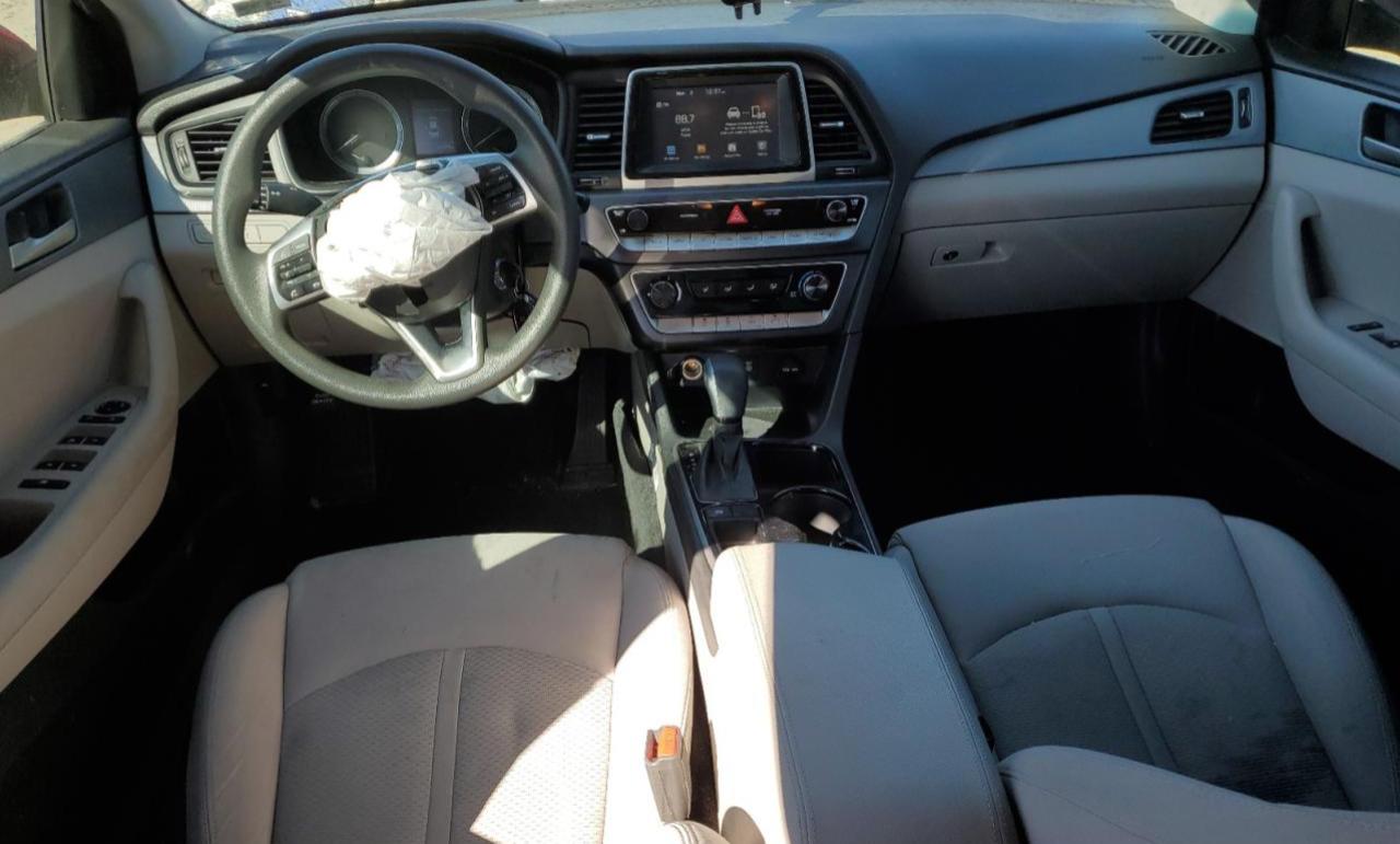 2019 Hyundai Sonata VIN 5NPE24AF4KH797255 Copart auction photo, front end / rear end damage thumbnail 8