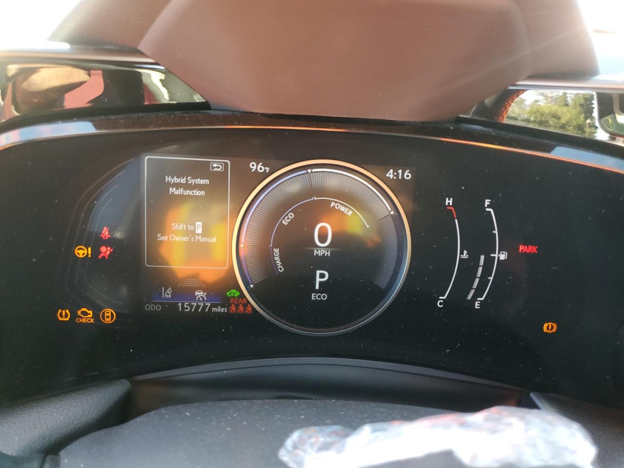 2024 Lexus NX VIN 2T2AKCEZ1RC025852 Copart auction photo, all over damage thumbnail 9