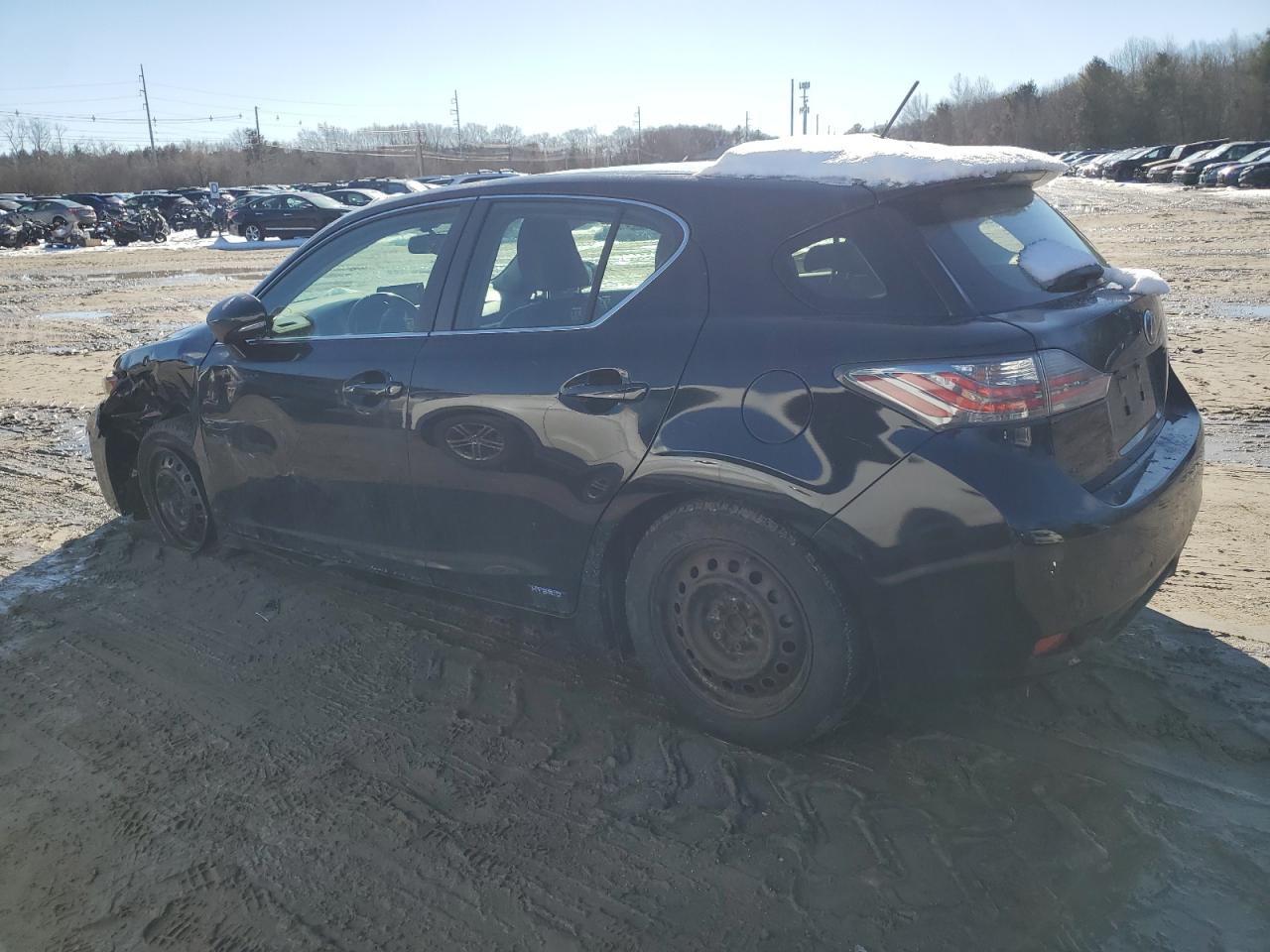 2012 Lexus CT VIN JTHKD5BH7C2109544 Copart auction photo, side / front end damage thumbnail 2