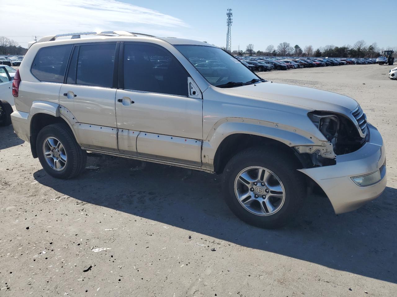 2008 Lexus GX VIN JTJBT20X680154455 Copart auction photo, front end damage thumbnail 4