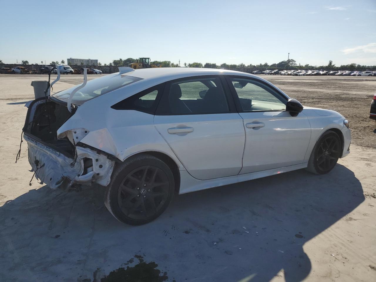 2022 Honda Civic VIN 2HGFE2F54NH537775 Copart auction photo, rear end damage thumbnail 3