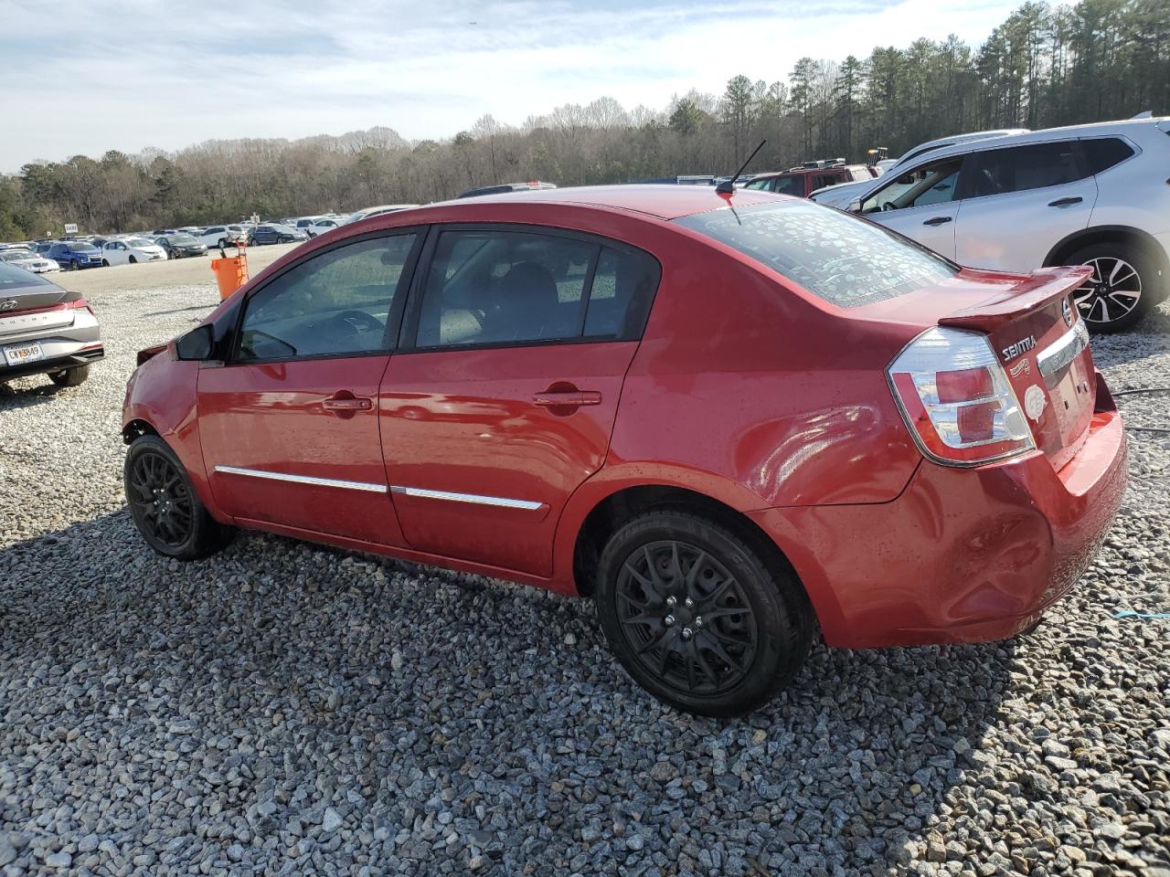 2012 Nissan Sentra VIN 3N1AB6AP6CL710429 Copart auction photo, front end / rear end damage thumbnail 2