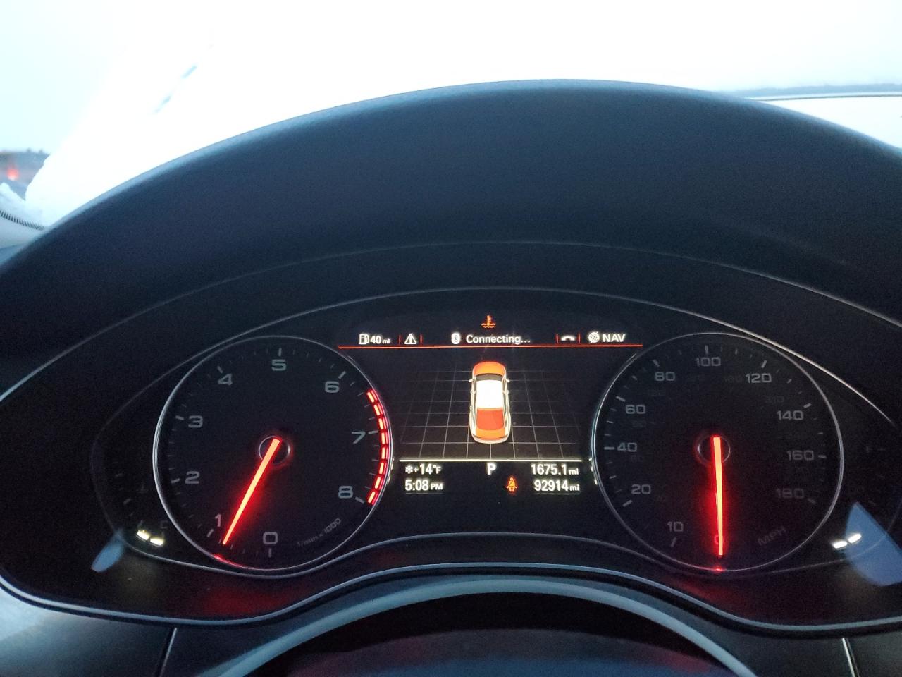 2014 Audi A7 VIN WAU2GAFC4EN083340 Copart auction photo, front end / minor dent/scratches damage thumbnail 9