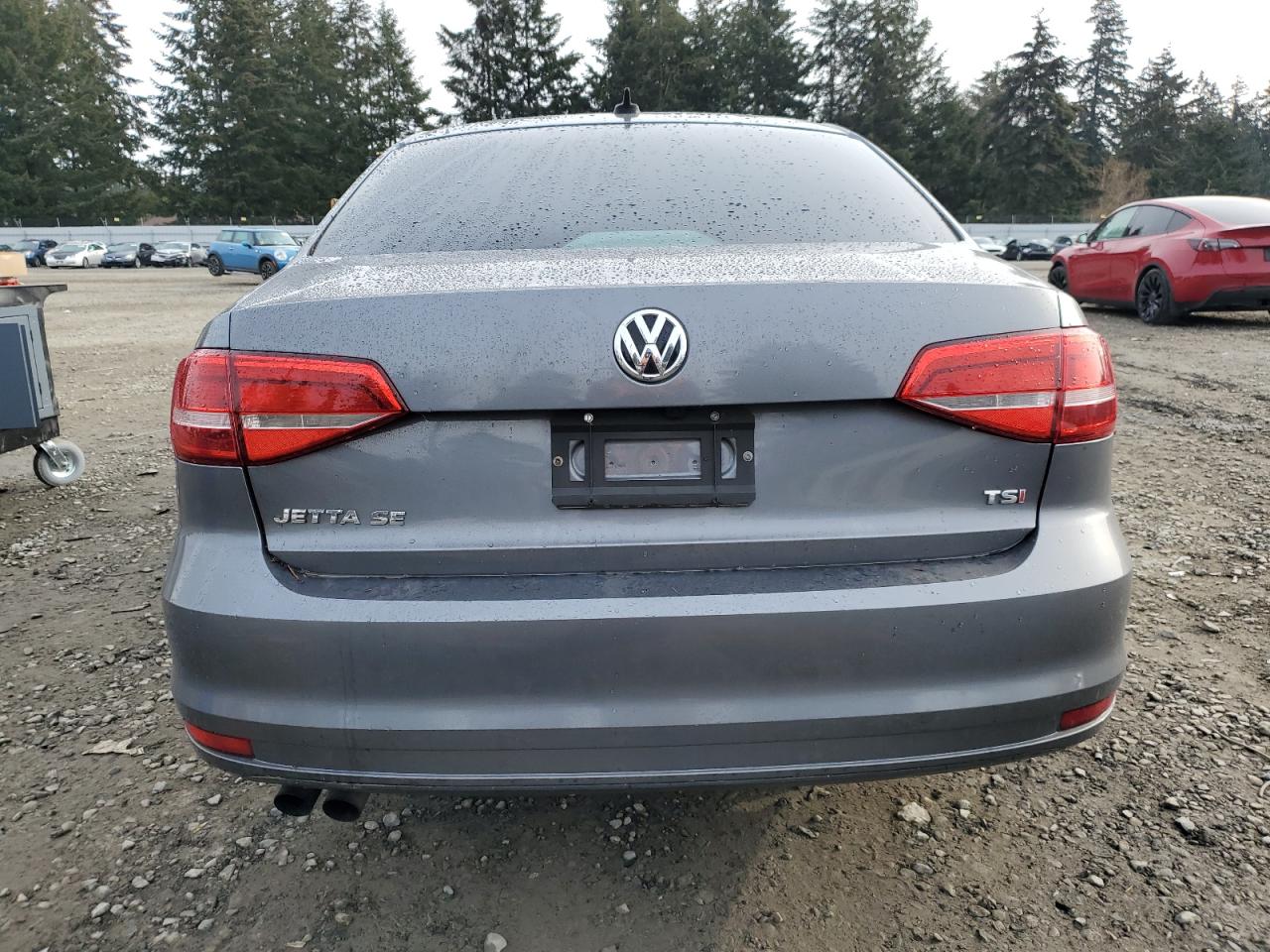 2015 Volkswagen Jetta VIN 3VWD17AJ8FM222450 Copart auction photo, front end / side damage thumbnail 6