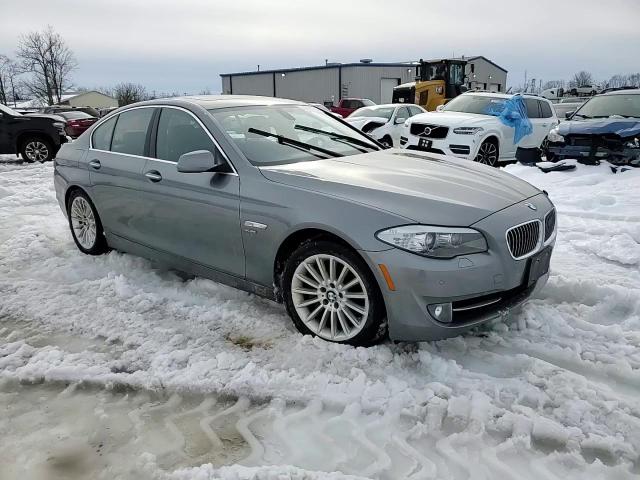 2012 BMW 5er VIN WBAFU7C52CDU62150 Copart auction photo, front end damage thumbnail 14