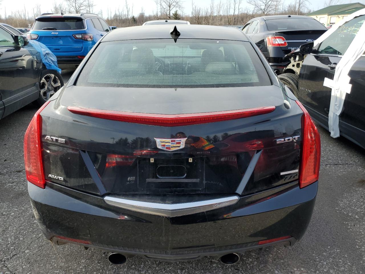 2017 Cadillac ATS VIN 1G6AH5RX9H0186419 Copart auction photo, front end / rear end damage thumbnail 6