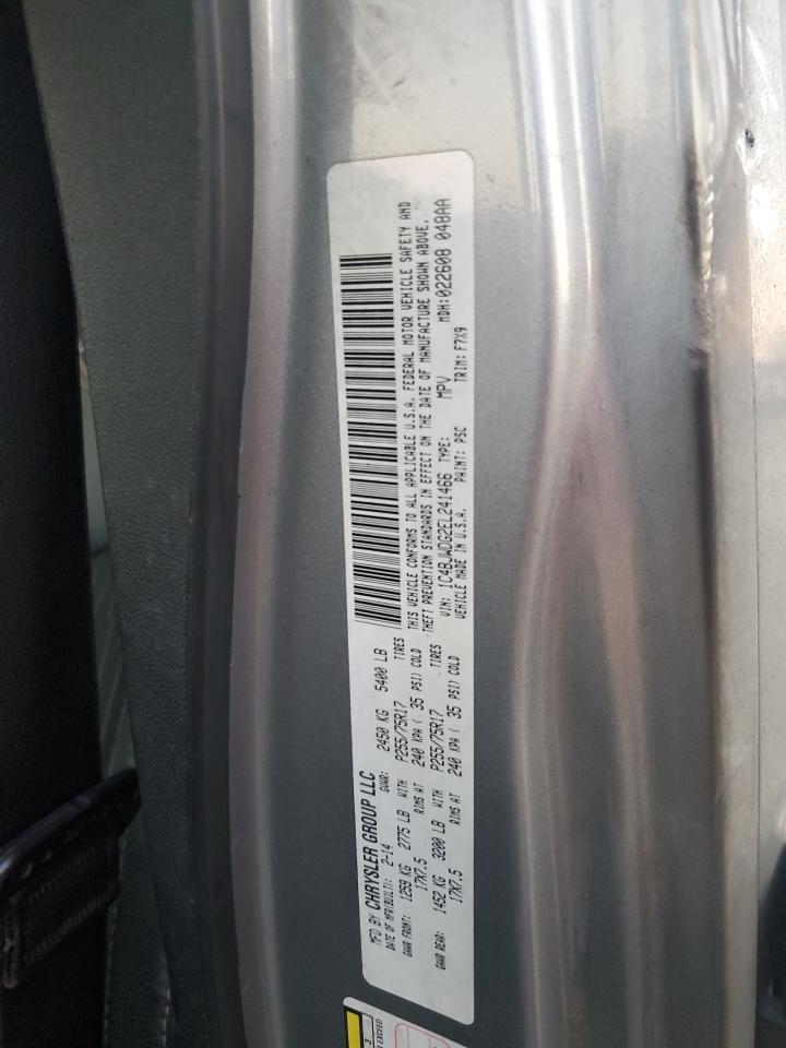 2014 Jeep Wrangler VIN 1C4BJWDG2EL241466 Copart auction photo, burn - engine damage thumbnail 12