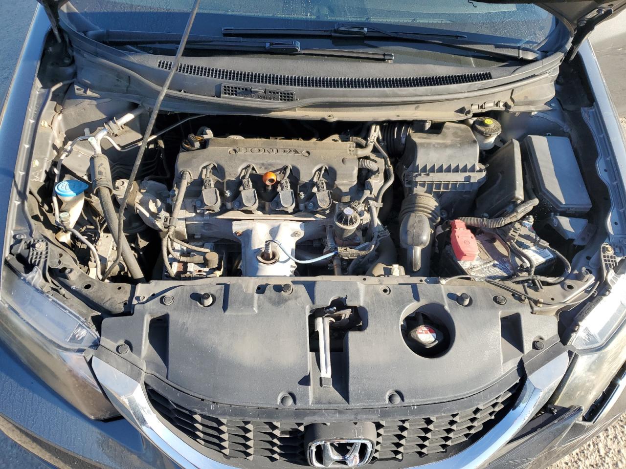 2013 Honda Civic VIN 19XFB2F58DE228280 Copart auction photo, front end / rear end damage thumbnail 11