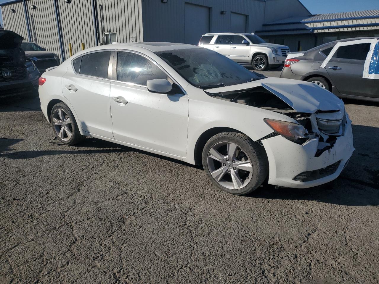 2013 Acura ILX VIN 19VDE1F50DE014269 Copart auction photo, front end damage thumbnail 4