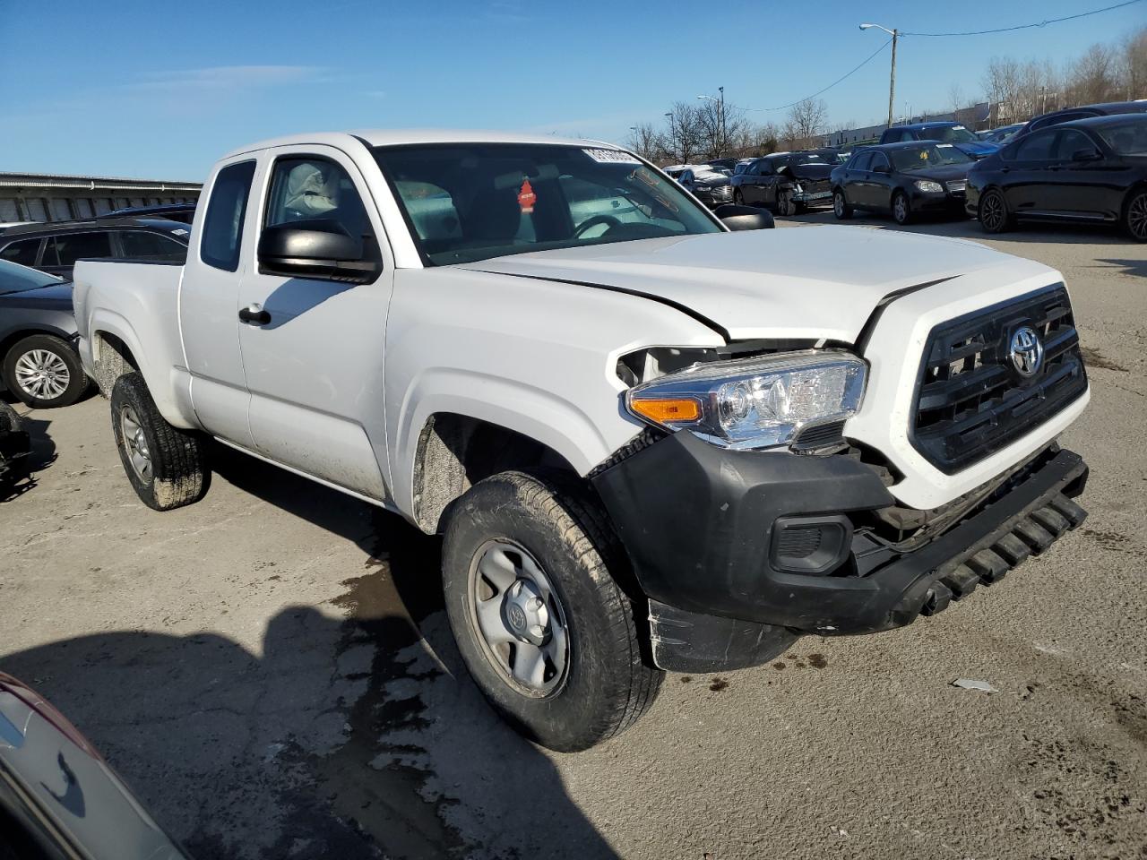 2017 Toyota Tacoma VIN 5TFSX5EN9HX052591 Copart auction photo, front end / undercarriage damage thumbnail 4
