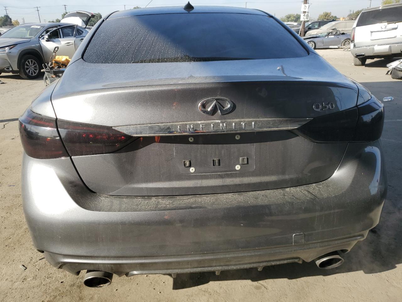 2019 Infiniti Q50 VIN JN1EV7AP1KM518726 Copart auction photo, front end damage thumbnail 6