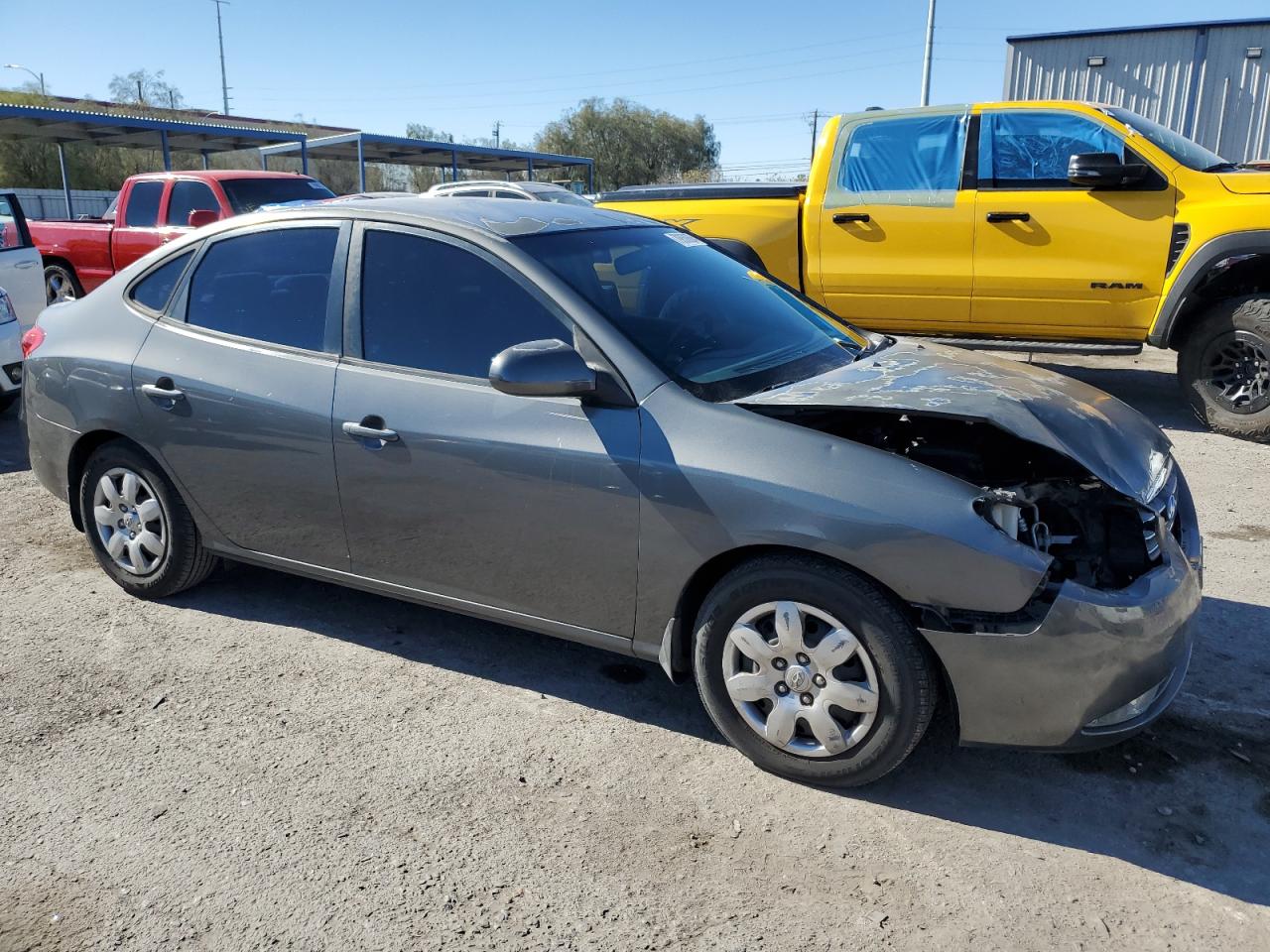 2009 Hyundai Elantra VIN KMHDU46D49U609844 Copart auction photo, front end damage thumbnail 4