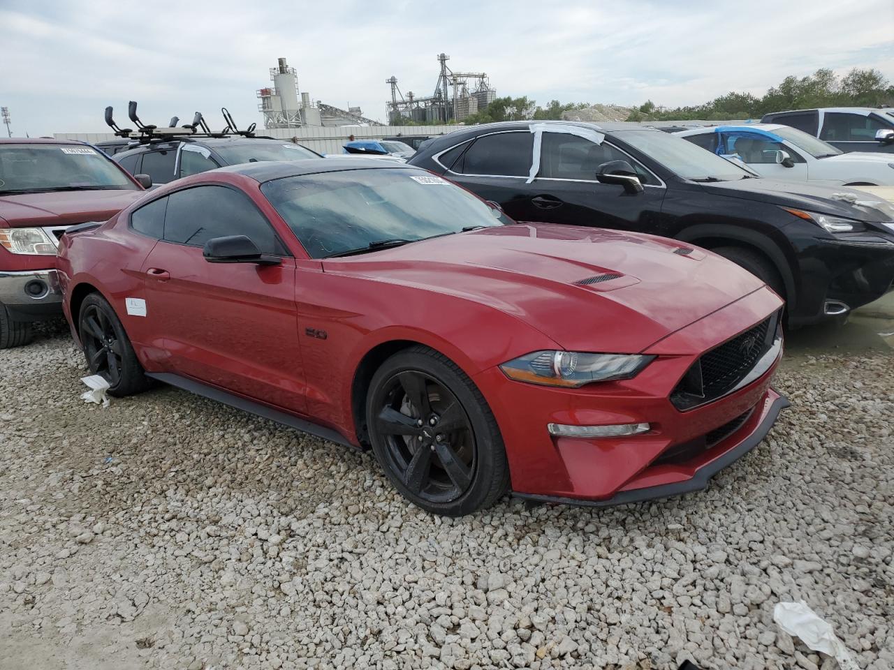 2021 Ford Mustang VIN 1FA6P8CF3M5112522 Copart auction photo, water/flood damage thumbnail 4