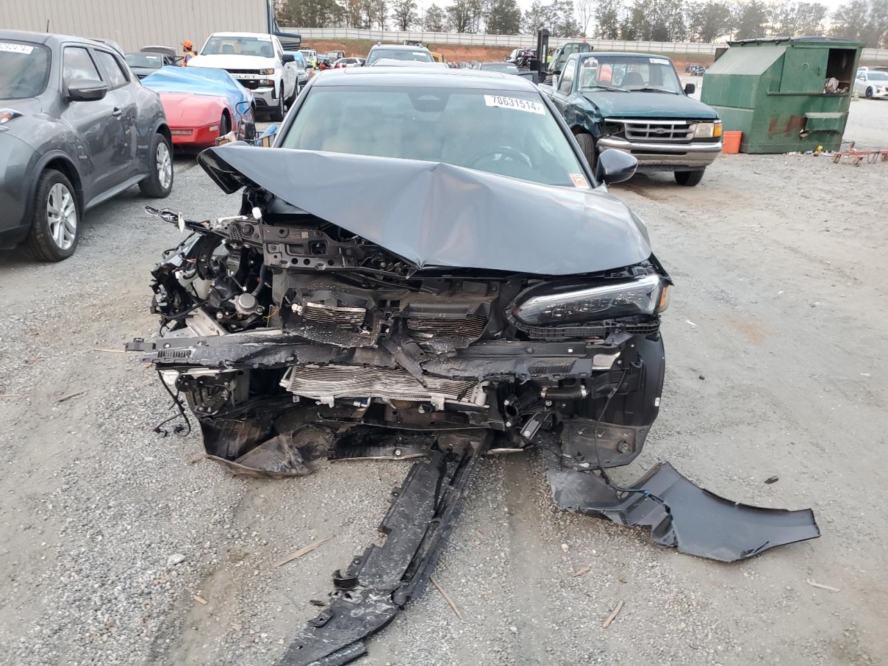 2023 Honda Civic VIN 2HGFE1F99PH306502 Copart auction photo, front end damage thumbnail 5