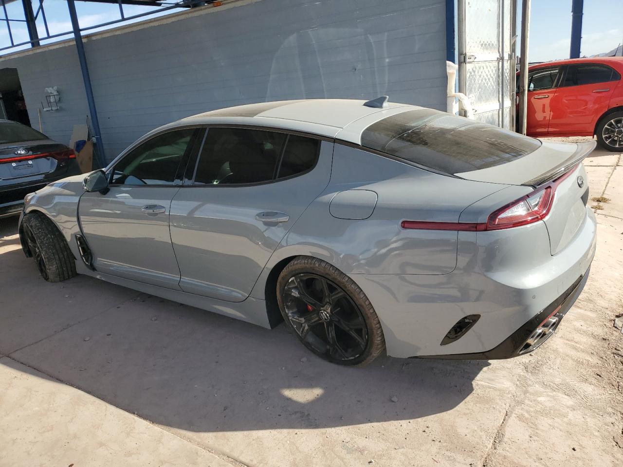 2019 KIA Stinger VIN KNAE45LC6K6064795 Copart auction photo, side damage thumbnail 2